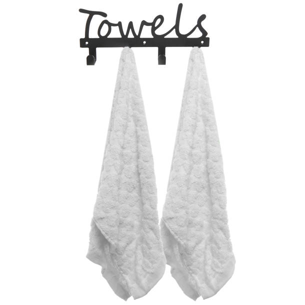 MyGift Wood Wall Mounted Towel Rack & Reviews Wayfair